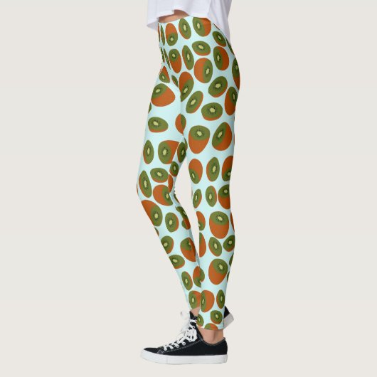 Kiwivruchten Pattern Leggings (Links)
