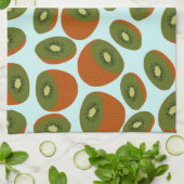 Kiwivruchten Pattern Theedoek (Gevouwen)