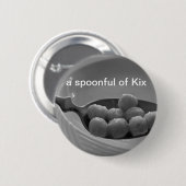 Kix-granen Ronde Button 5,7 Cm (Voorkant /achterkant)
