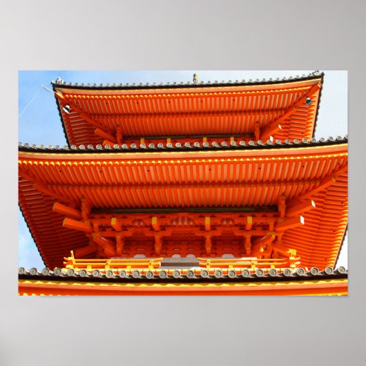 Kiyomizu-dera tempel, Kyoto, Japan Poster (Voorkant)