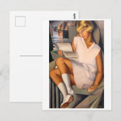 Kizette en Roos | Tamara de Lempicka | Briefkaart (Voorkant / Achterkant)