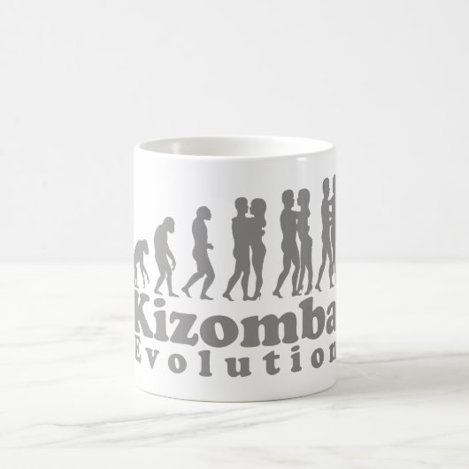 Kizomba Evolution Grey Logo Koffiemok (Center)