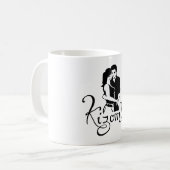 kizomba-paar koffiemok (Voorkant links)