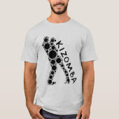 KIZOMBA - T-shirt met gestippelde dansers (Voorkant)