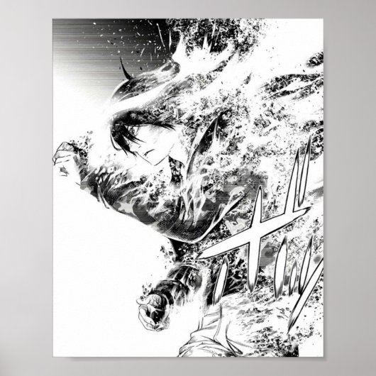 Kizumonogatari Manga Poster (Voorkant)