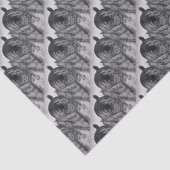 Kjat Monster Kat Tissuepapier (Detail)