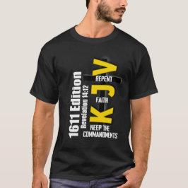 KJV 1611 Bijbel met apocrypha Israëliëtische kledi T-shirt