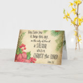 KJV Bijbelse kerst Kaart (Gele Bloem)