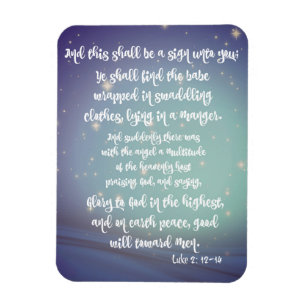 KJV Kerstmis Magneet