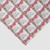 KJV Scripture Kerstmis Tissuepapier (Detail)