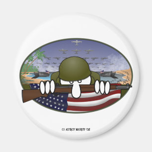 KK WW2 Magnet Magneet