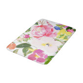 Kkleurige Waterverf Spring Blooms Floral Badmat (Gekanteld)