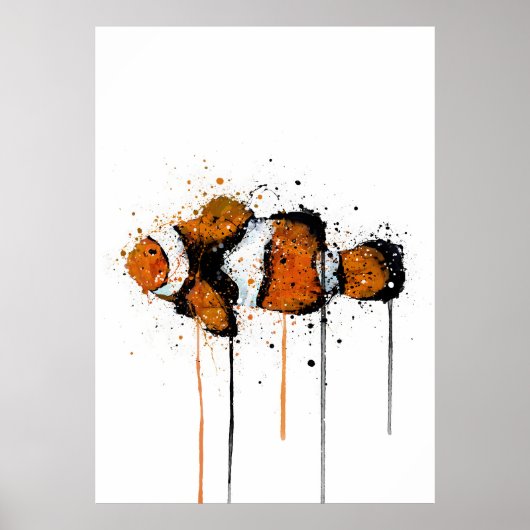 Kla clownvis poster (Voorkant)