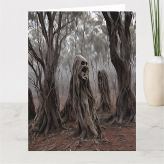 Klaagende spookbomen Australische Struik Bedankkaart