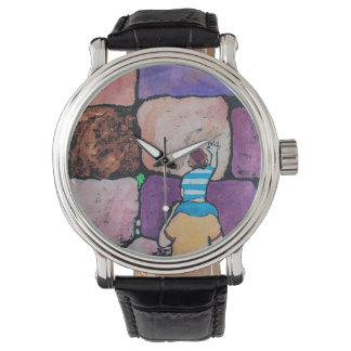 Klaagmuur met Ouder en Kind horloge