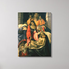Klaagzang over de dode Christus - Botticelli Canvas Afdruk