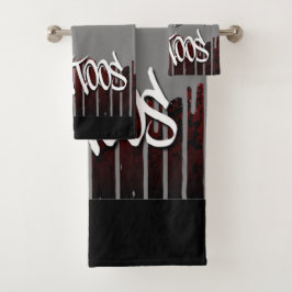 Klaar 4 Tattoos Handdoek Set van 3