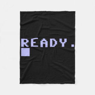 Klaar C64-thuiscomputer 80's Retro-gamer-coderings Fleece Deken