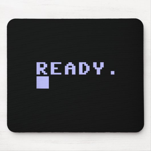 Klaar C64-thuiscomputer 80's Retro-gamer-coderings Muismat (Voorkant)