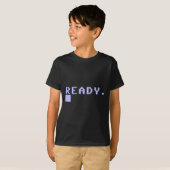 Klaar C64-thuiscomputer 80's Retro-gamer-coderings T-shirt (Voorkant volledig)