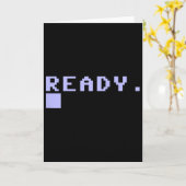 Klaar C64-thuiscomputer 80's Retro-gamercodeur-her Kaart (Gele Bloem)
