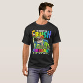 Klaar Crush 3d grade Dinosaur-rugzak Terug naar SC T-shirt (Voorkant volledig)