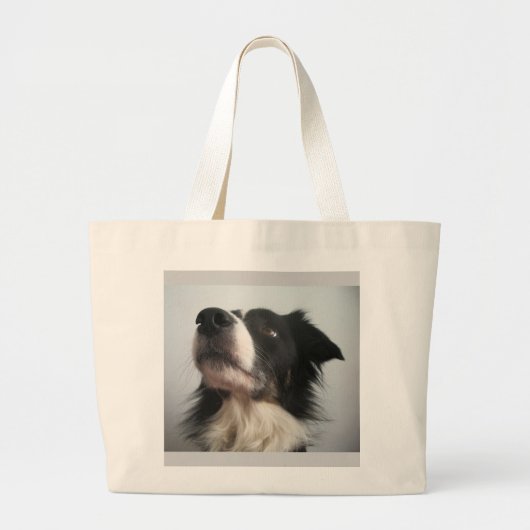 Klaar en wachten! grote tote bag (Voorkant)
