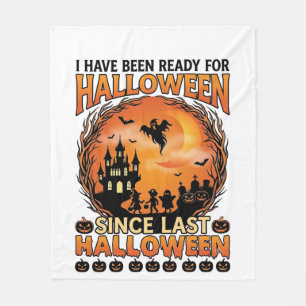 Klaar Halloween Sinds Laatste Geheime Kasteel Gees Fleece Deken