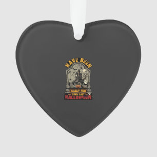 Klaar Halloween Spokenhuis Grafsteen Ornament
