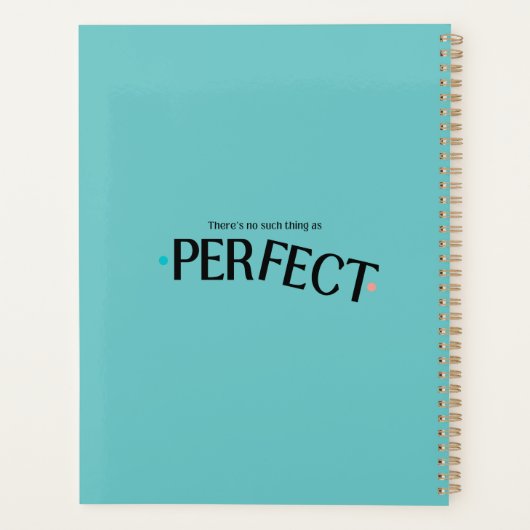 Klaar is beter dan perfecte Planner #DIBTP (Achterkant)