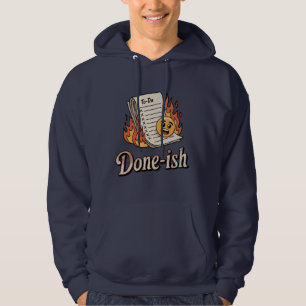 Klaar-ish Mentale Uitputting Mood Hoodie