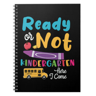 Klaar of niet kleuterschool hier kom ik notitieboek