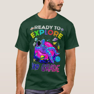 Klaar om 3de klas terug naar school Astronau te ve T-shirt