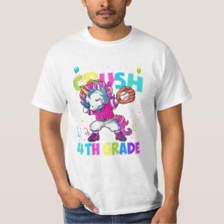 Klaar om 4th Grade Eenhoorn te verpletteren T-shirt