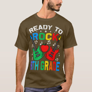 Klaar om 8e graad terug te keren naar school gitaa t-shirt