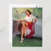 Klaar om af te spelen briefkaart (Voorkant / Achterkant)