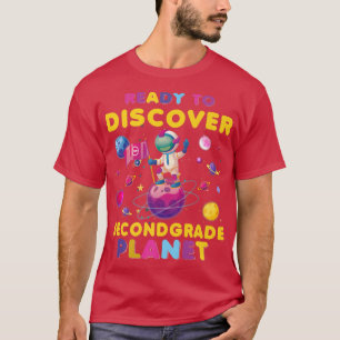 Klaar om Astronaut van de tweede graad terug naar T-shirt