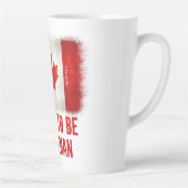 Klaar om Canadese vlag te worden Latte Mok (Rechts)