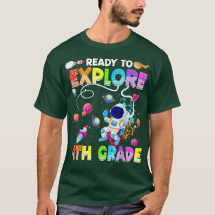 klaar om de 4e graad Funny Astronaut terug te vind T-shirt