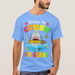 Klaar om de 4e graadhaai terug te brengen naar sch t-shirt