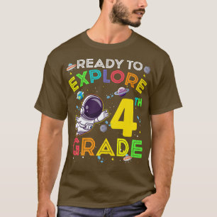 Klaar om de 4e klas-astronaut Kinder jongens te ve T-shirt