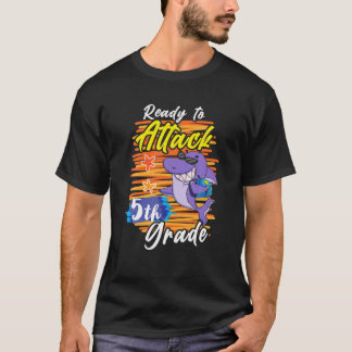 Klaar om de 5e Grade Shark Lover te aanvallen eers T-shirt