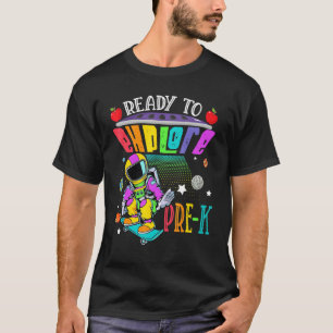 Klaar om de eerste dag van het eerst schaatsen voo t-shirt