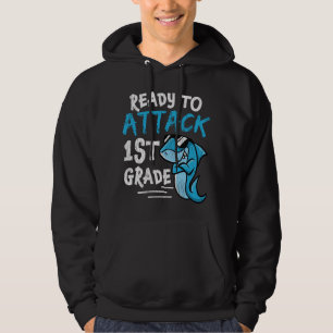 Klaar om de eerste klas aan te vallen Terug naar s Hoodie