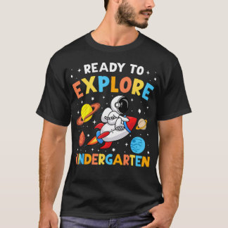 Klaar om de kleuterschool te verkennen Terug naar T-shirt