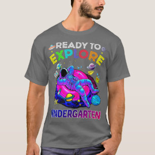 Klaar om de kleuterschool terug naar school te bez t-shirt