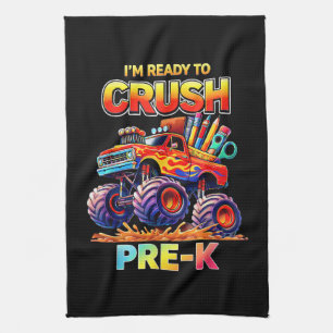 Klaar om de Pre-K Monstertruck Terug naar School t Theedoek