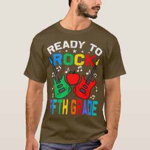 Klaar om de vijfde klas terug te geven naar school t-shirt