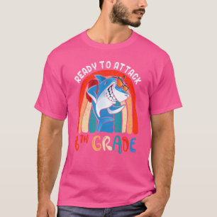 Klaar om de zesde klas leraar Kinder terug aan te T-shirt