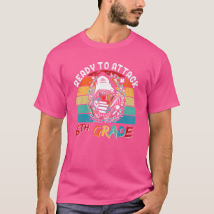 Klaar om de zesde klas leraar Kinder terug aan te T-shirt